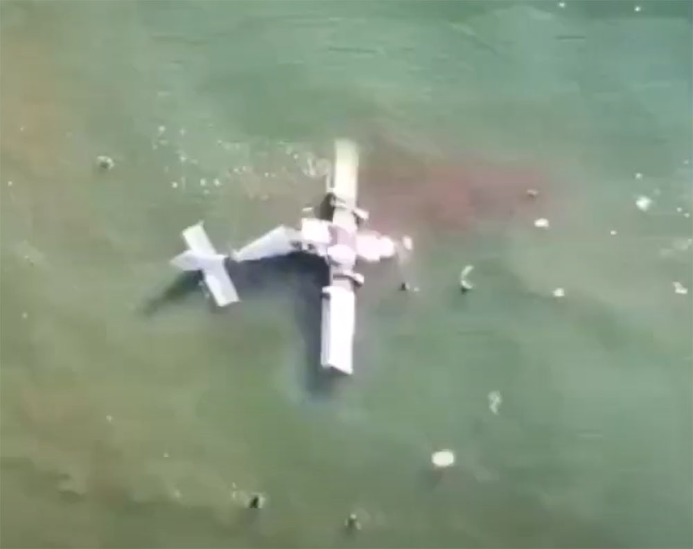 Royal Thai Police Wing Viking DHC-6-400 Twin Otter, 36964, post impact