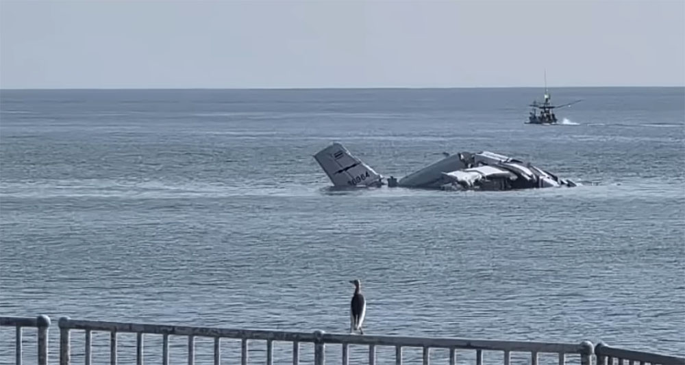 Royal Thai Police Wing Viking DHC-6-400 Twin Otter, 36964, post impact